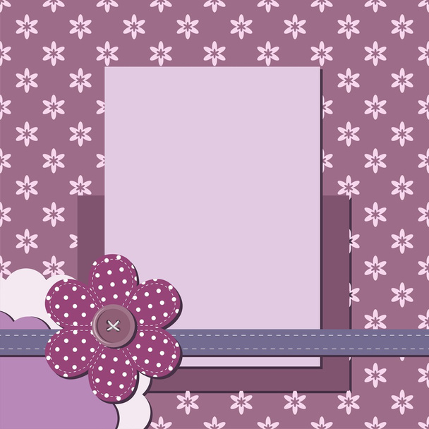 Frame with different scrapbook objects - Vector, Imagen