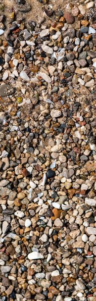 Yaz plajında pürüzsüz çakıl taşları. Doğal tasarım arka planı - Fotoğraf, Görsel