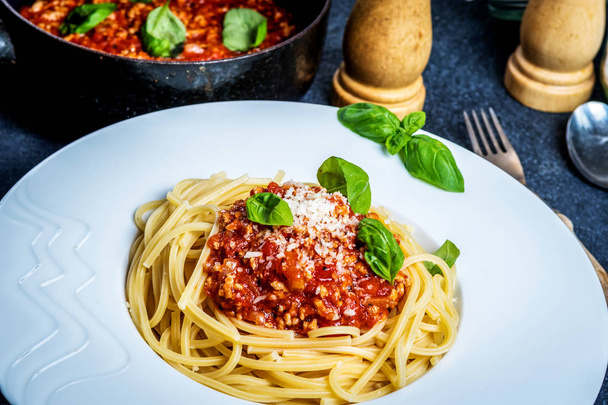 Italian pasta spaghetti bolognese - Fotó, kép