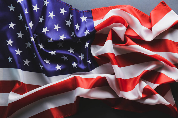 Federal holidays background with the USA national flag. - Photo, Image