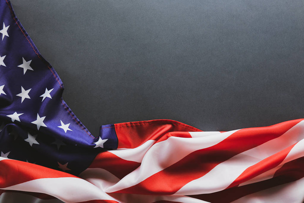 Federal holidays background with the USA national flag. - 写真・画像