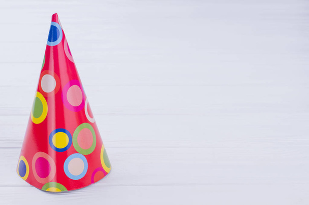 Pink paper party hat. - Photo, Image