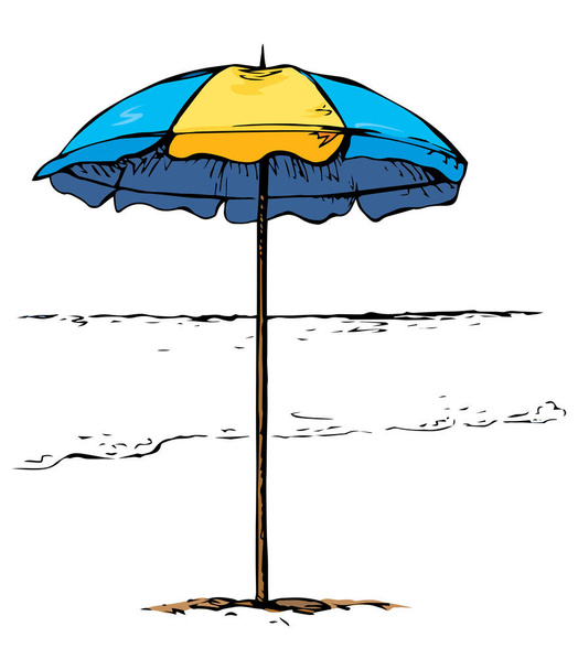 Parasol. Desenho vetorial
 - Vetor, Imagem