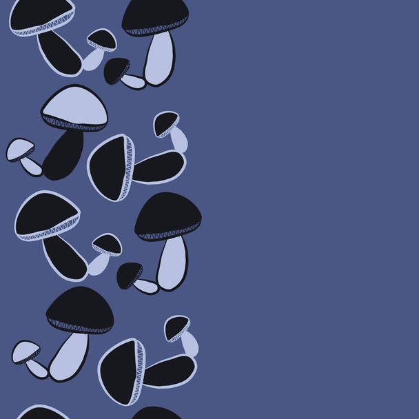 Seamless abstract pattern with colorful mushrooms - Vektori, kuva