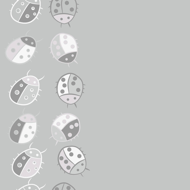 cartoon vector illustration of ladybugs - Vettoriali, immagini