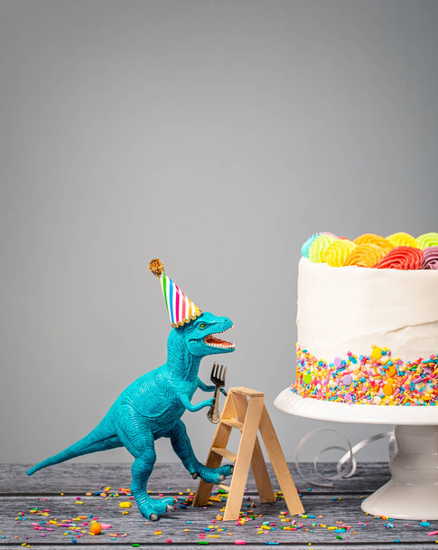 Aptal dinozor Doğum günü - Fotoğraf, Görsel