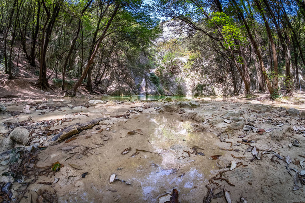 Waterfall Sentonina Staza on Sentonas trail between Rabac and Labin - Photo, Image
