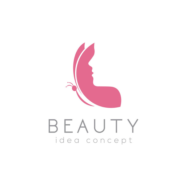 Creative Beauty Concept Logo Design Template - Vector, Image
