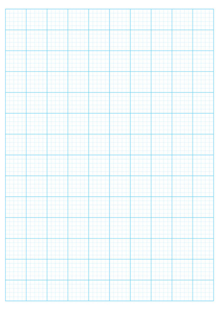 μπλε χαρτί πλέγματος 2,0 cm a4 πλέγμα και γράφημα κλίμακα 1:50 διανυσματική απεικόνιση - Διάνυσμα, εικόνα