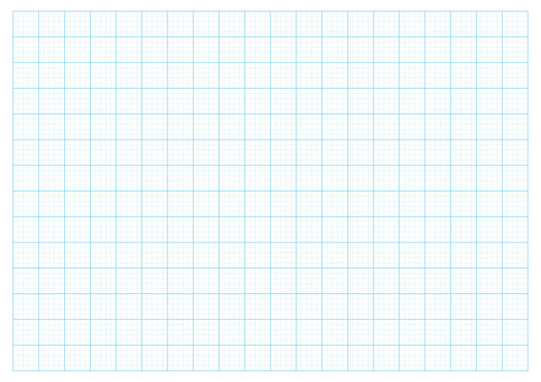 μπλε χαρτί πλέγματος 2,0 cm a3 πλέγμα και γράφημα κλίμακα 1:50 διάνυσμα - Διάνυσμα, εικόνα