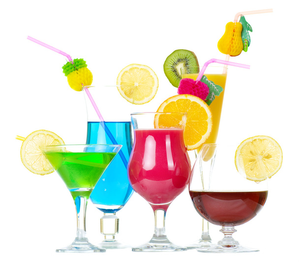 Immagine stock di cocktail alcolici su sfondo bianco
 - Foto, immagini