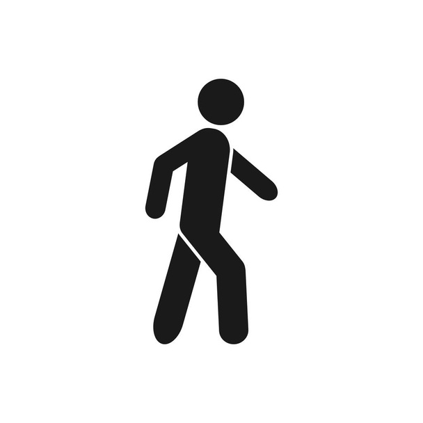 Spaziergang Vektor Symbol Sport Symbol für Grafik-Design, Logo, Website, soziale Medien, mobile App, UI-Illustration - Vektor, Bild