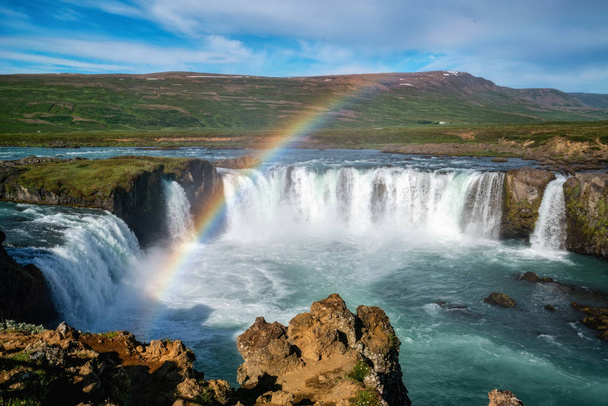 The Godafoss waterfall in north Iceland. - Photo, Image