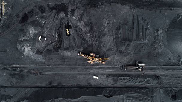 Minería de carbón desde arriba
 - Foto, Imagen