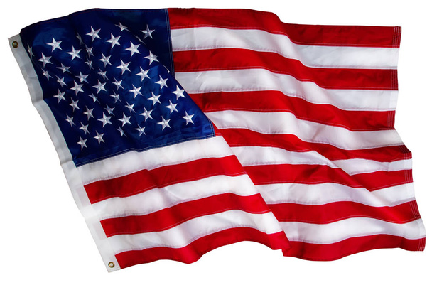 Waving American flag - Foto, Imagem