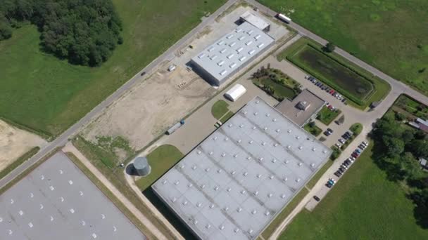 Imágenes aéreas de un gran complejo industrial. Vista del dron
 - Imágenes, Vídeo