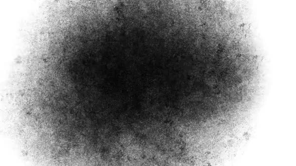 Πινέλο μπογιάς πλαίσιο περιγράμματος κορνίζα εισαγωγή φόντο/κινούμενα σχέδια του ένα 4K ρεαλιστική μαύρο και λευκό αφηρημένο πινέλο μπογιάς εγκεφαλικό επεισόδιο, που εμφανίζονται και εξαφανίζονται σχεδιάζοντας ένα φόντο πλαίσιο - Πλάνα, βίντεο