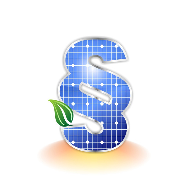 Solar panels texture, paragraph icon or symbol - Photo, Image