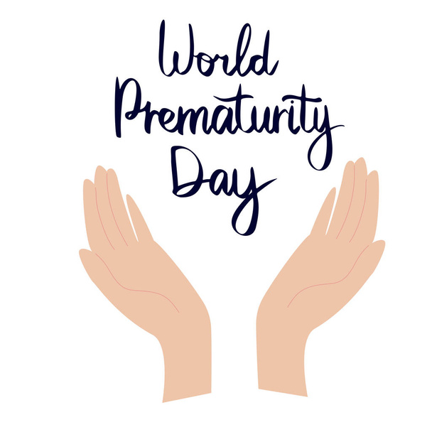 prematurity világnapja - Vektor, kép
