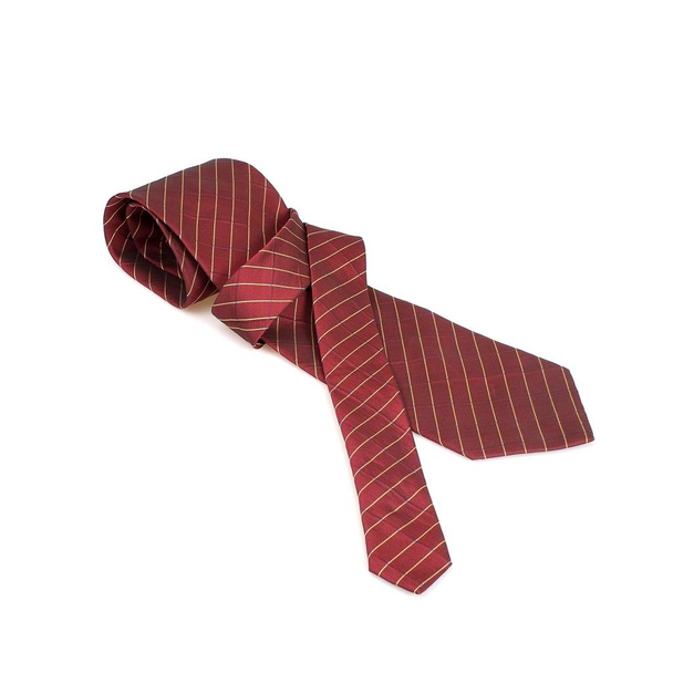 Silk man's tie isolated on white background - Photo, Image