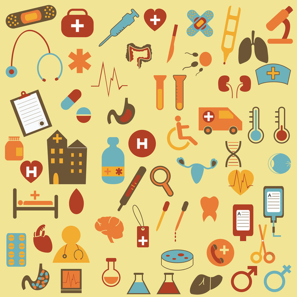 Medical Icons - Vector, Image
