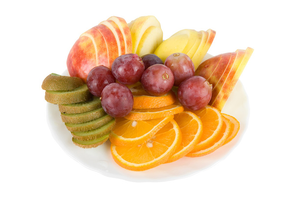 kolorowe owoce sałatka - Zdjęcie, obraz