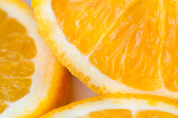 Macro of orange slice - Photo, Image