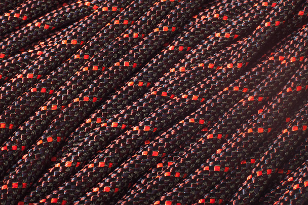 Texture of rope using in working on height - Photo, Image