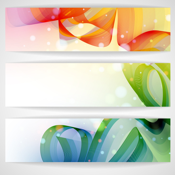 Colorful abstract banner. - Vetor, Imagem