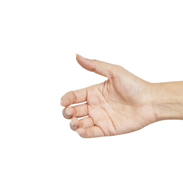 Lege vrouw hand houden - Foto, afbeelding