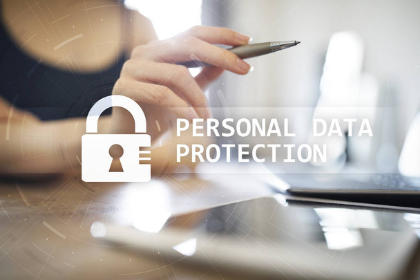 Ochrona danych osobowych, Cyber informacje o zabezpieczeniach i prywatności. Gdpr. - Zdjęcie, obraz