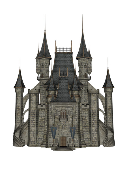 Замок в 3D
. - Фото, изображение