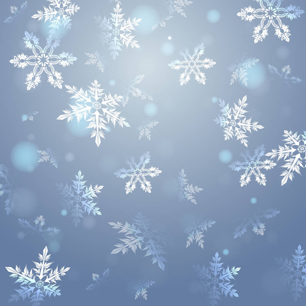 Снежинки, вектор
 - Вектор,изображение