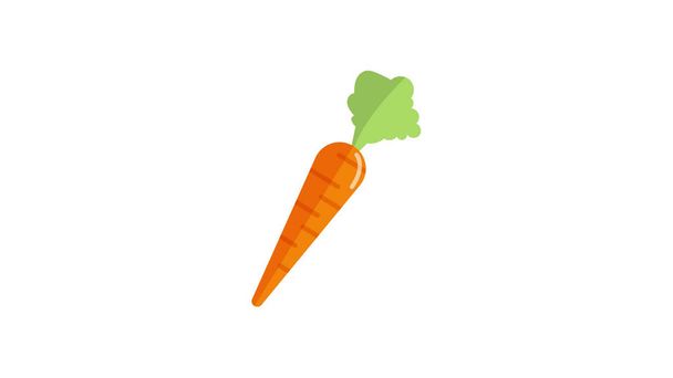 Zanahoria aislado vector ilustración
 - Vector, Imagen