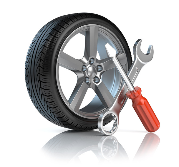 Wheel repair - Photo, Image