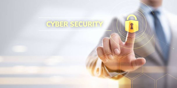 Cyber security data protection information privacy internet technology concept. - Fotó, kép