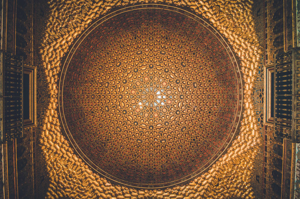 Golden Dome at Alcazar of Sevilla - Zdjęcie, obraz