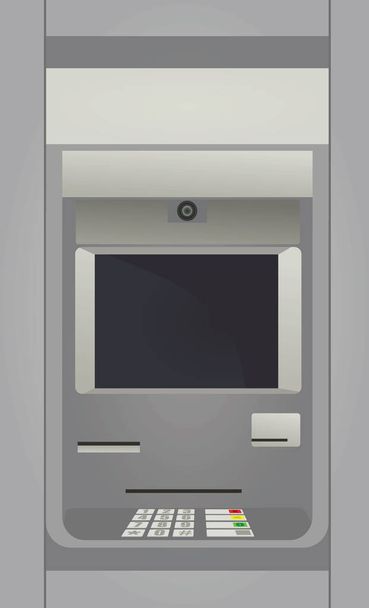 Cash deposit machine. ATM. vector illustration - Vektori, kuva