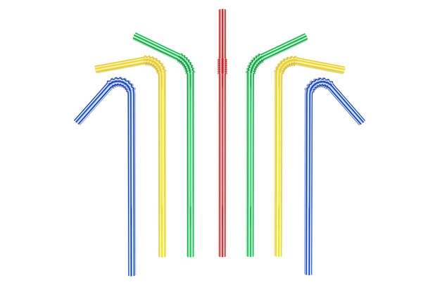 Colorful drinking straws - Photo, Image