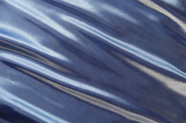 abstração de tecido azul amassado
 - Foto, Imagem