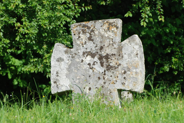 Memorial Sign Cementerio cosaco en Kremenets - Foto, imagen