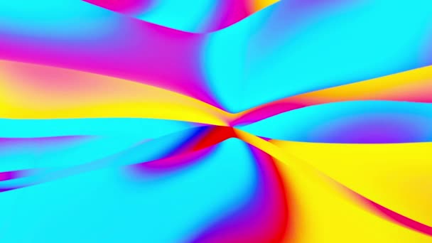 Abstract Retro Kleurrijke kleur werveling achtergrond lus - Video
