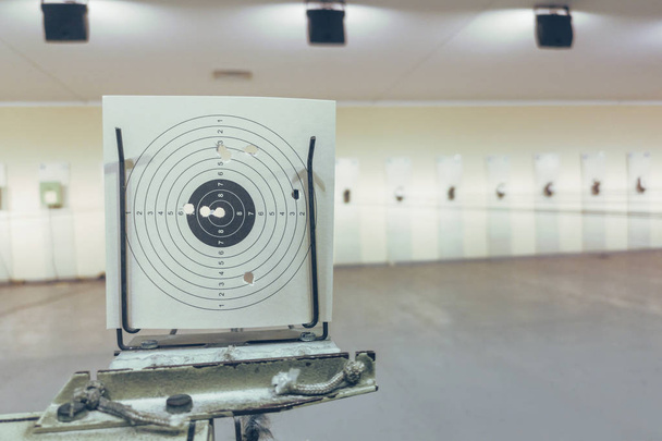 Air Gun Shooting Range, Practice Shooting Range Target - Foto, Bild