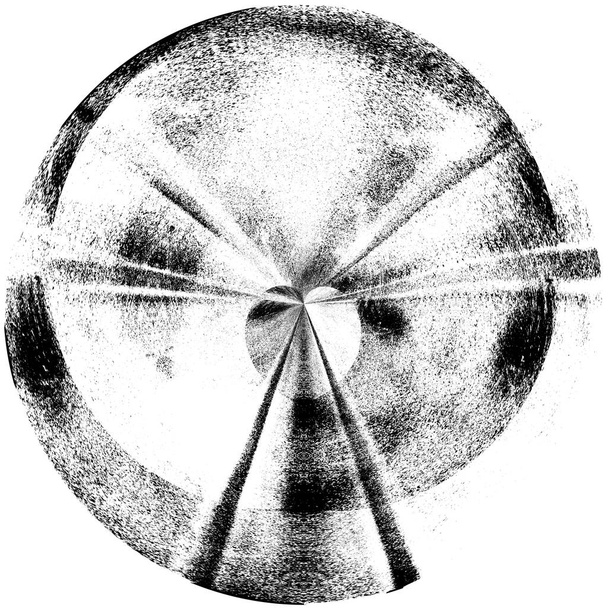 Donker Grunge Geometrische Patroon - Foto, afbeelding