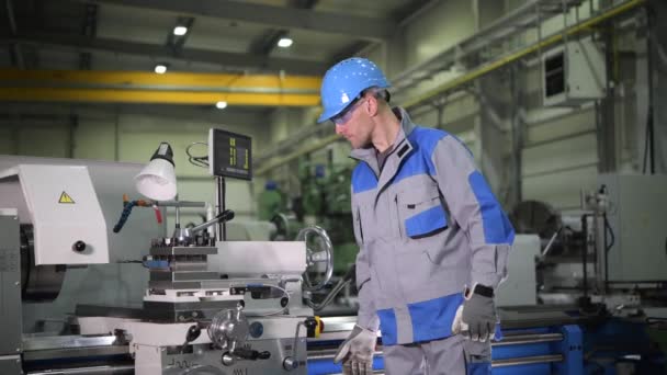Metal Processing and Metalworks Industry Business Owner. Engineer Portrait. 4K Footage - Footage, Video