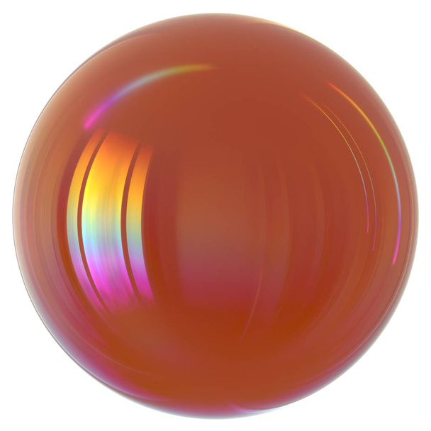 Sphere bubble round oil drop orange close-up - Valokuva, kuva