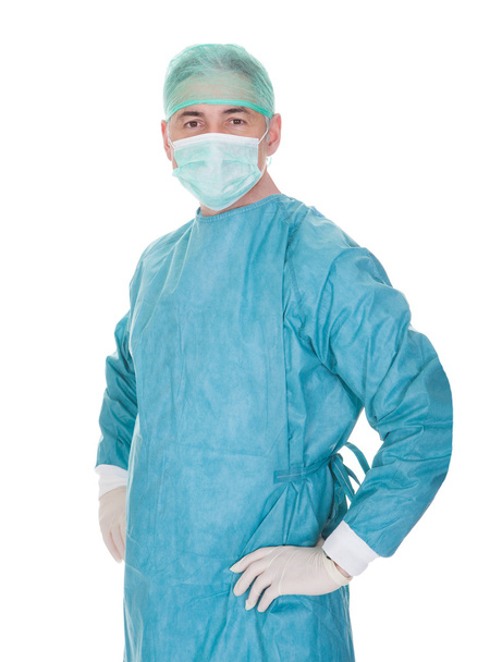 Portrait Of Mature Male Surgeon - Photo, image