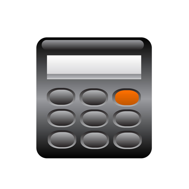Gray calculator - Vektor, Bild