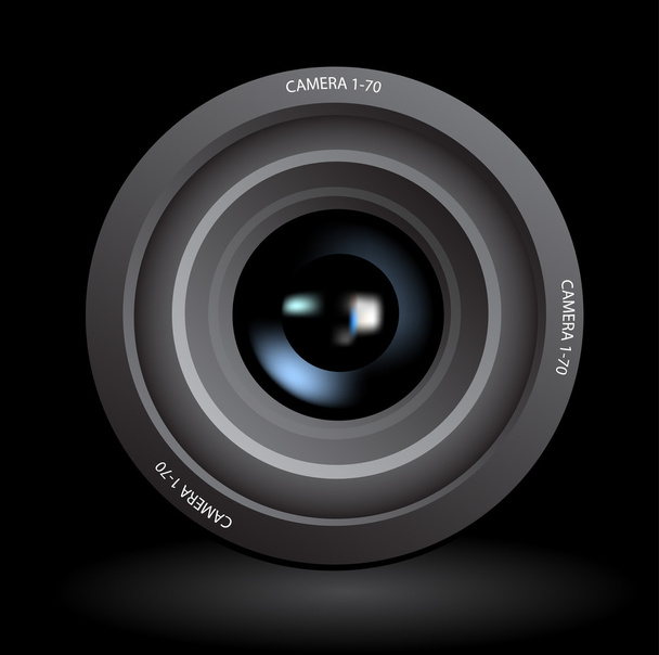 obiektyw kamery - Wektor, obraz