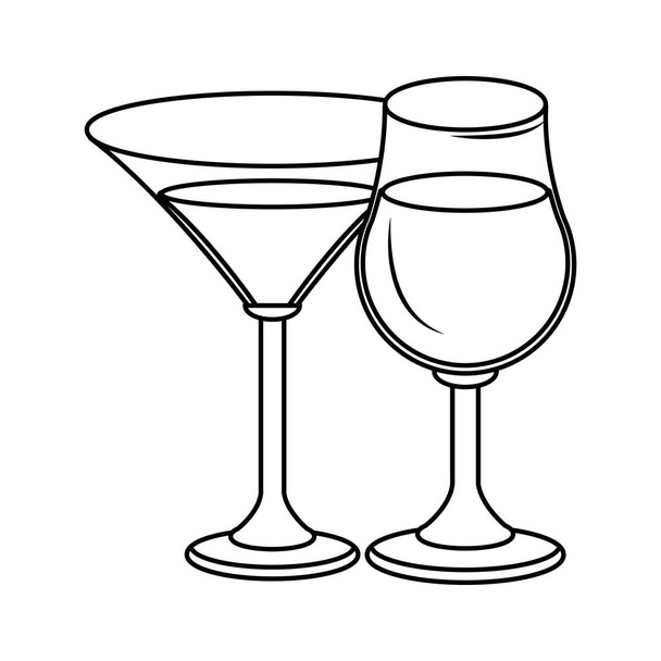 bebidas alcohólicas bebidas dibujos animados
 - Vector, Imagen